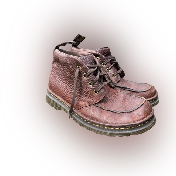 Dr. Martens Austin Brown Leather Boots Men’s Size 8 US / 7 UK / 41 EU - Picture 8 of 9